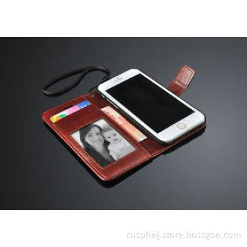iPhone 6 Best Wallet Cover Leather Mobile Phone Case Stand